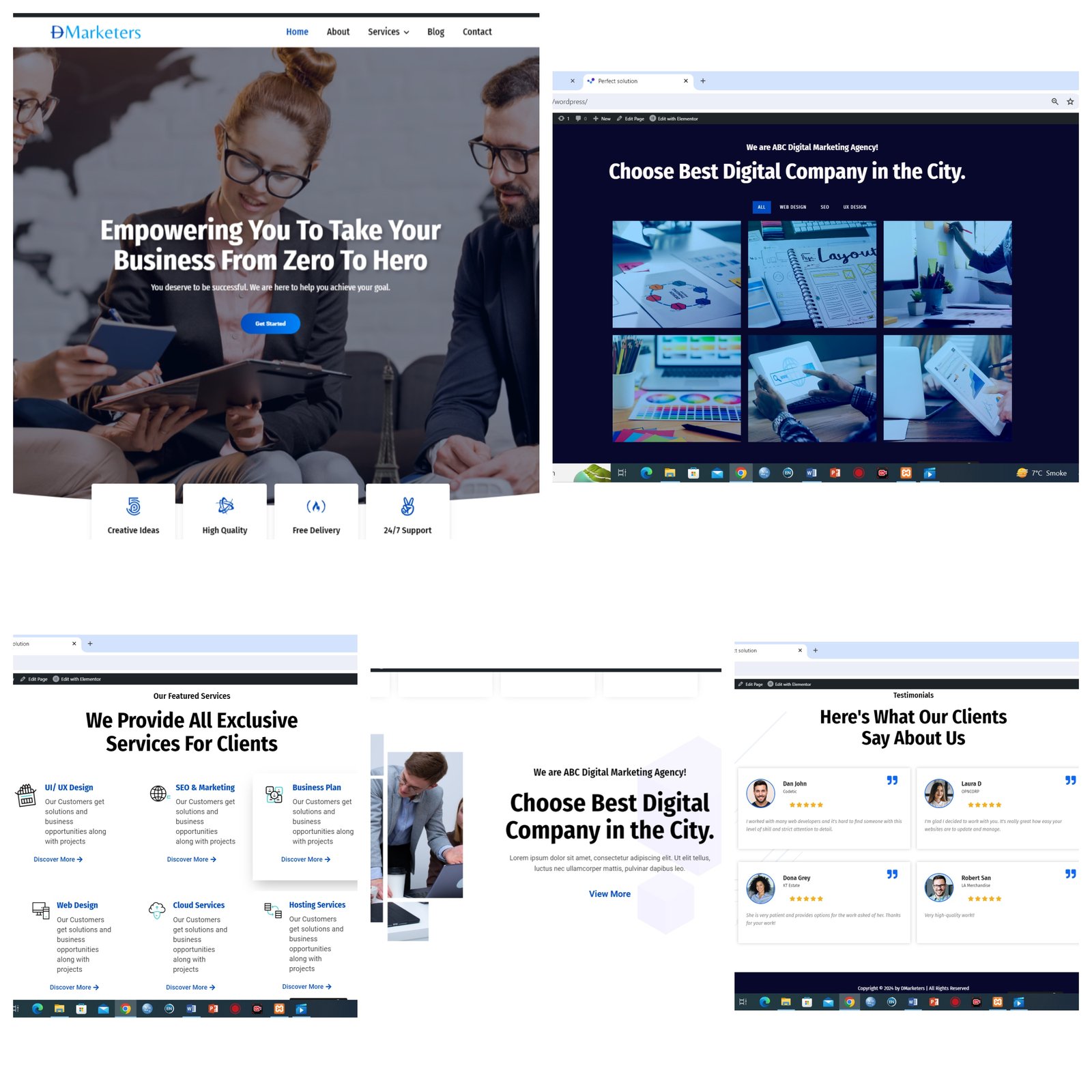Digital Marketing Website - Marketing Agency Platform